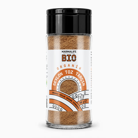 Organik Seylon Toz Tarçın 40 gr