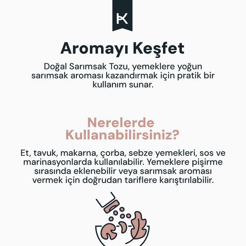 Doğal Sarımsak Tozu 75 Gr