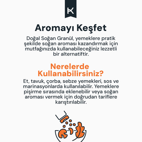 Doğal Soğan Granül 45 Gr