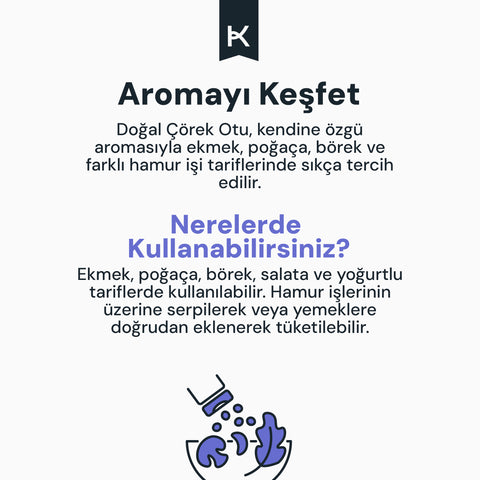 Doğal Çörek Otu 50 Gr