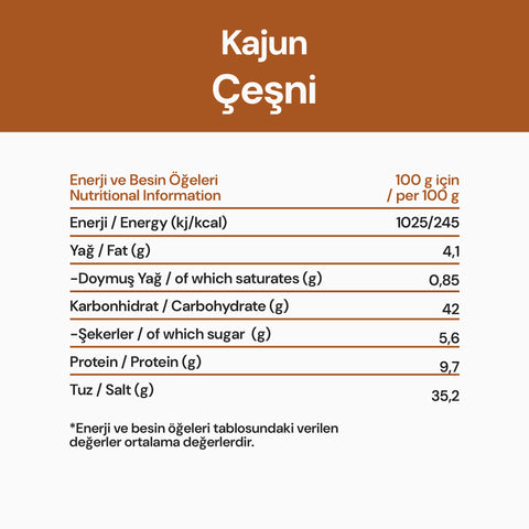Kajun Çeşni 40 Gr