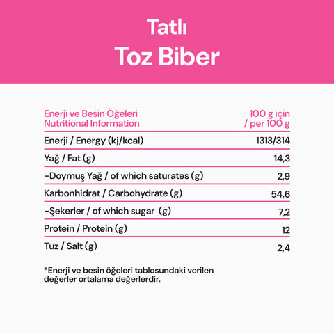 Tatlı Toz Biber 45 Gr