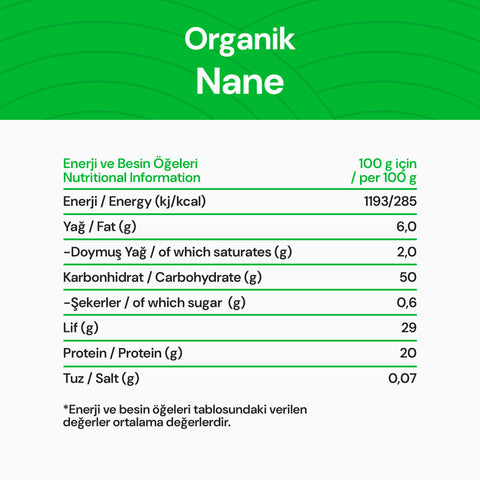 Organik Nane 20 gr