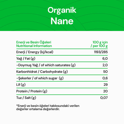 Organik Nane 20 gr